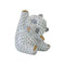 Herend Playful Panda Bear Fishnet Figurine