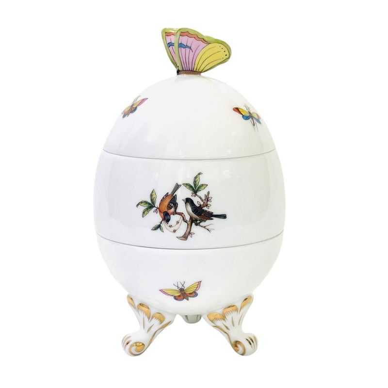 Herend Rothschild 3 Parts Egg Box