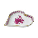 Herend Apponyi Pink Heart-shaped Small Dish