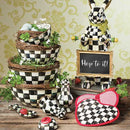 Mackenzie-Childs Courtly Check Large Salt & Pepper Shakers