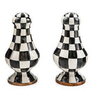 Mackenzie-Childs Courtly Check Large Salt & Pepper Shakers