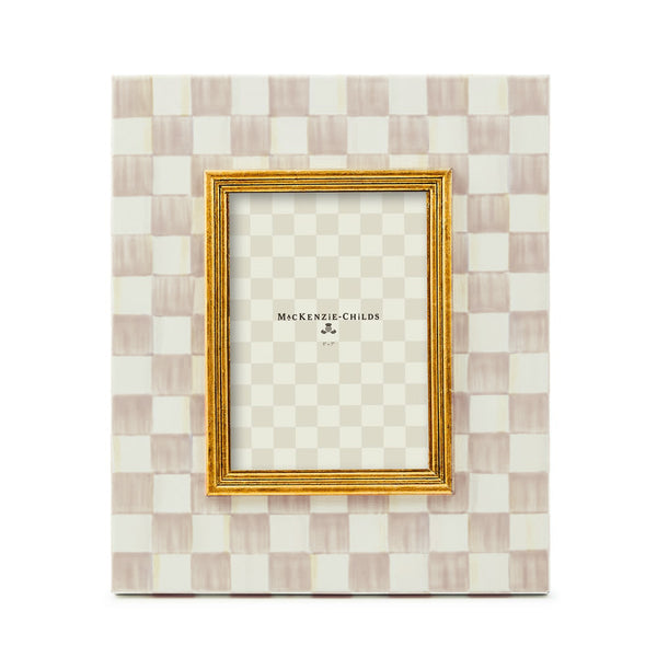 MacKenzie-Childs Mocha Check 5" x 7" Frame