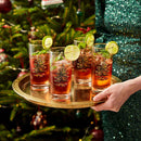 Spode Christmas Tree Highball Glass 15oz Set of 4