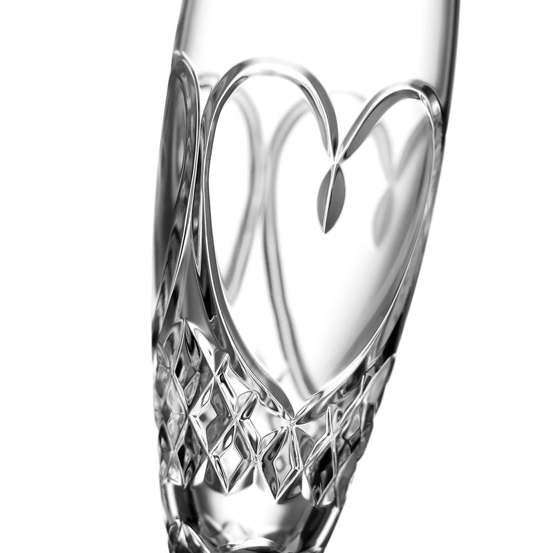 Waterford Crystal Occasions True Love Champagne Flutes Set of 2