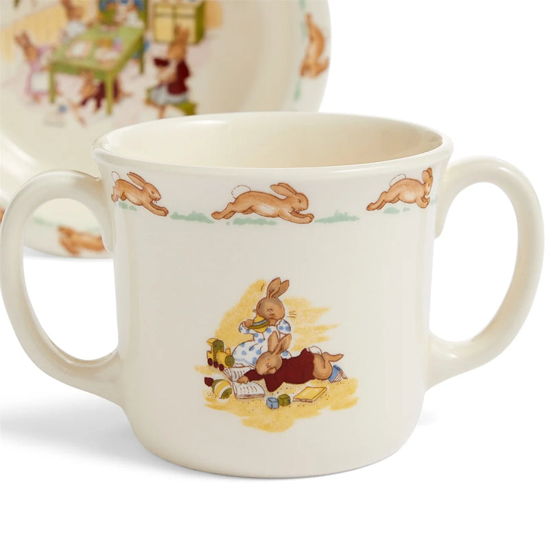 Royal Doulton Bunnykins Baby Bowl & 2 Handled Mug, 2 Piece Set