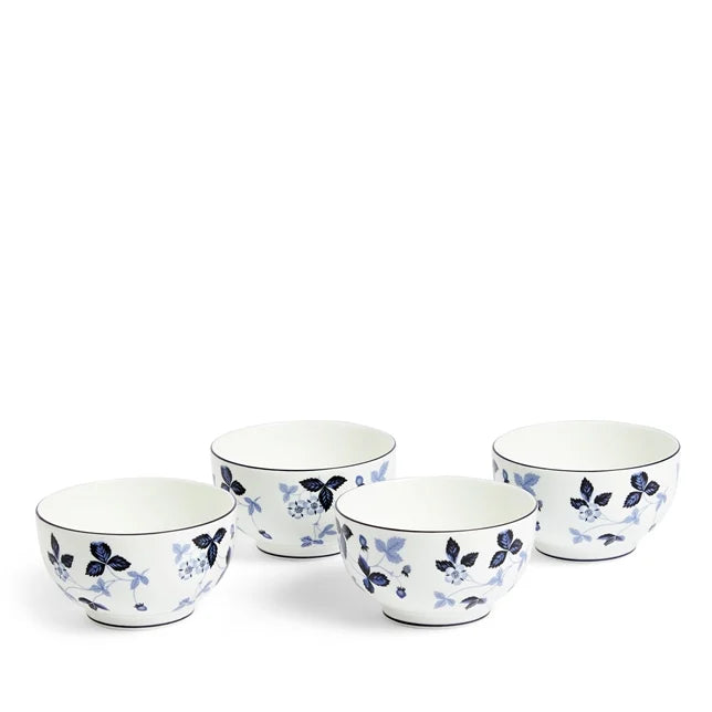 Wedgwood Wild Strawberry Inky Blue 15 Piece Dinnerware Set