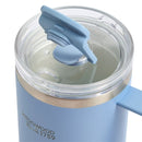 Wedgwood Classic Jasper Blue Tumbler with Straw