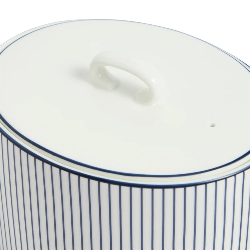 Wedgwood Gio Pinstripe Teapot White