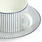 Wedgwood Gio Pinstripe Teacup & Saucer White