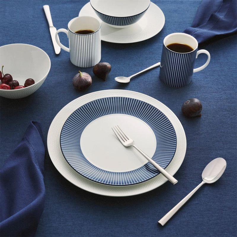 Wedgwood Gio Pinstripe Cereal Bowl White