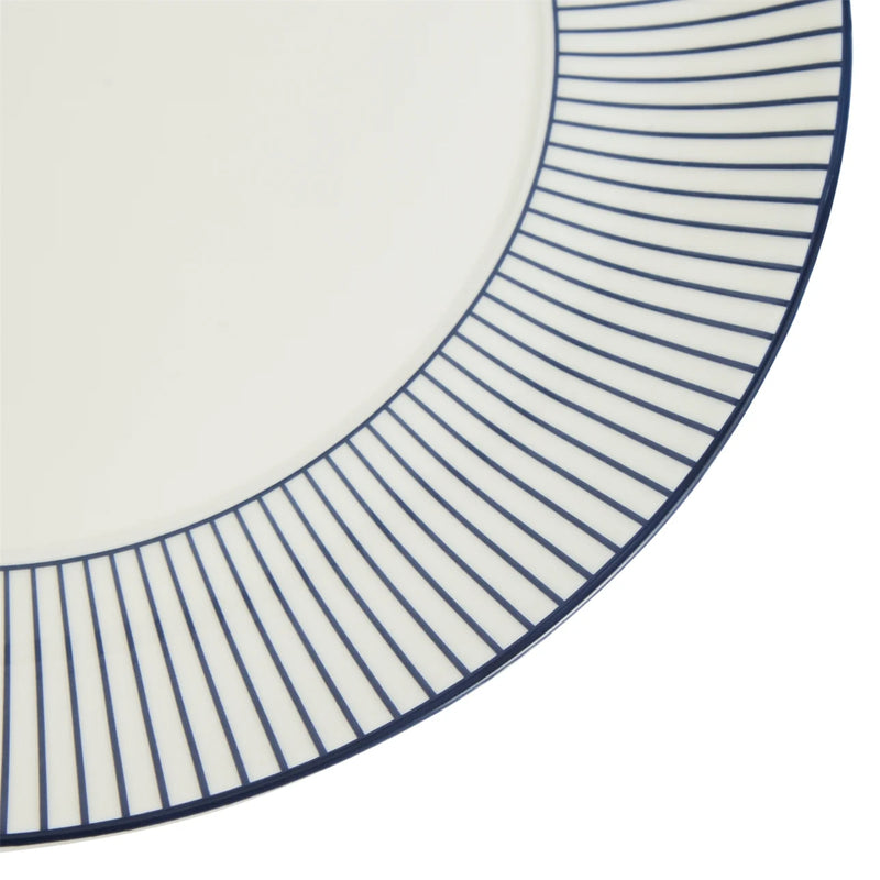 Wedgwood Gio Pinstripe Plate White