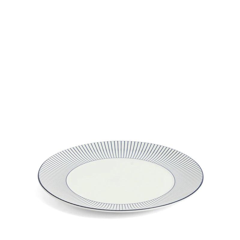Wedgwood Gio Pinstripe Plate White