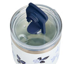 Wedgwood Wild Strawberry Inky Blue Tumbler with Straw