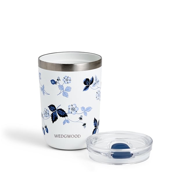 Wedgwood Wild Strawberry Inky Blue Beverage Tumbler