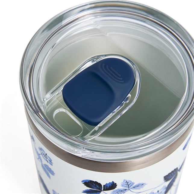 Wedgwood Wild Strawberry Inky Blue Beverage Tumbler