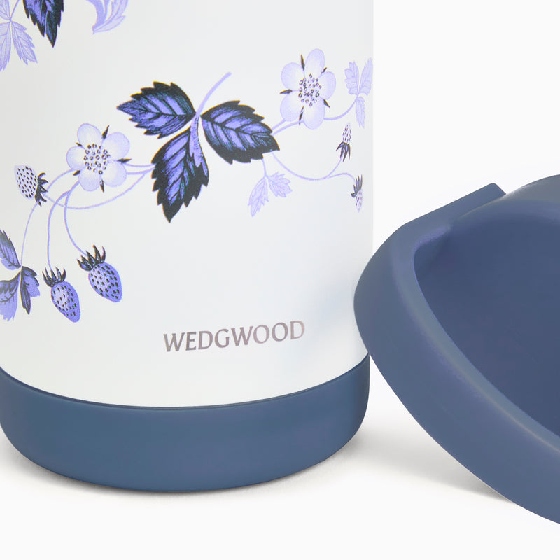 Wedgwood Wild Strawberry Inky Blue Insulated Bottle
