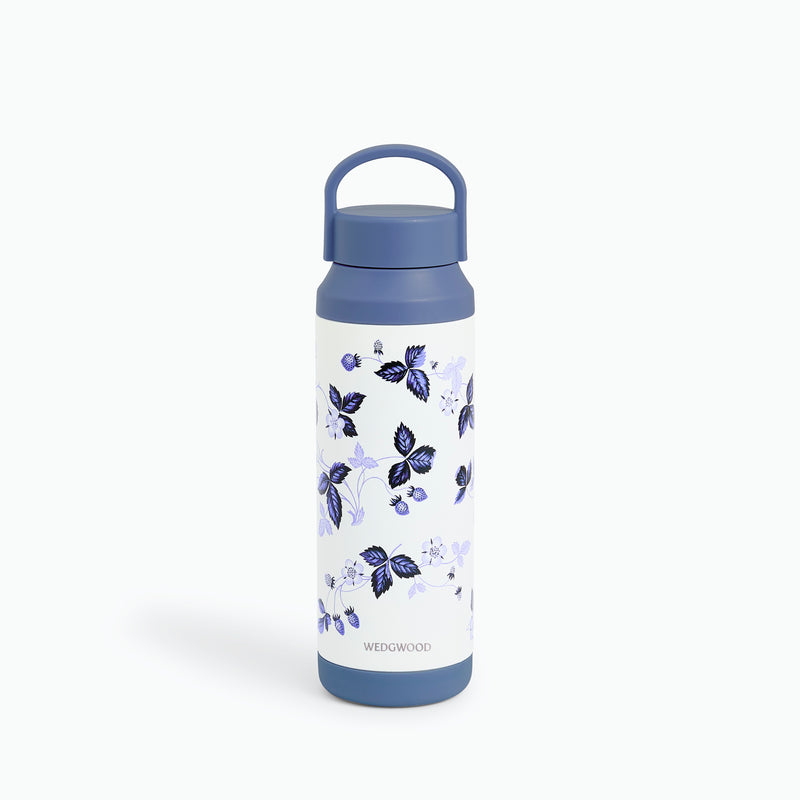 Wedgwood Wild Strawberry Inky Blue Insulated Bottle