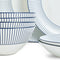 Wedgwood Gio Pinstripe 12 Piece Dinner Set White