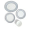 Wedgwood Gio Pinstripe 7 Piece Dinner Set White