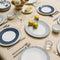 Wedgwood Gio Pinstripe 7 Piece Dinner Set White