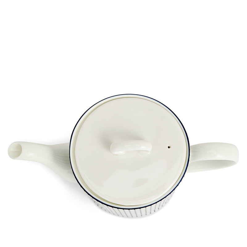 Wedgwood Gio Pinstripe Small Teapot White