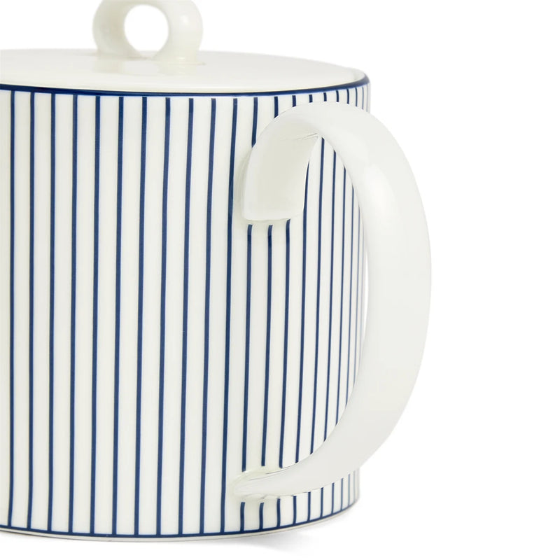 Wedgwood Gio Pinstripe Small Teapot White