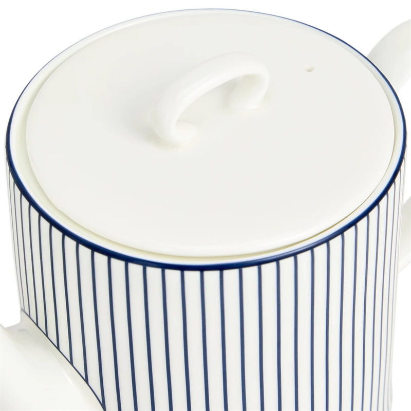 Wedgwood Gio Pinstripe Small Teapot White