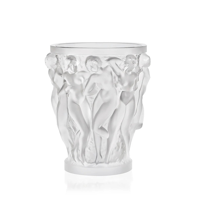 Lalique 2024 Millesime Bacchantes Vase in Clear