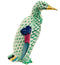 Herend Penguin Fishnet Figurine