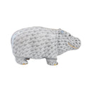 Herend Hippopotamus Fishnet Figurine
