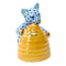 Herend Bear with Beehive Fishnet Figurine
