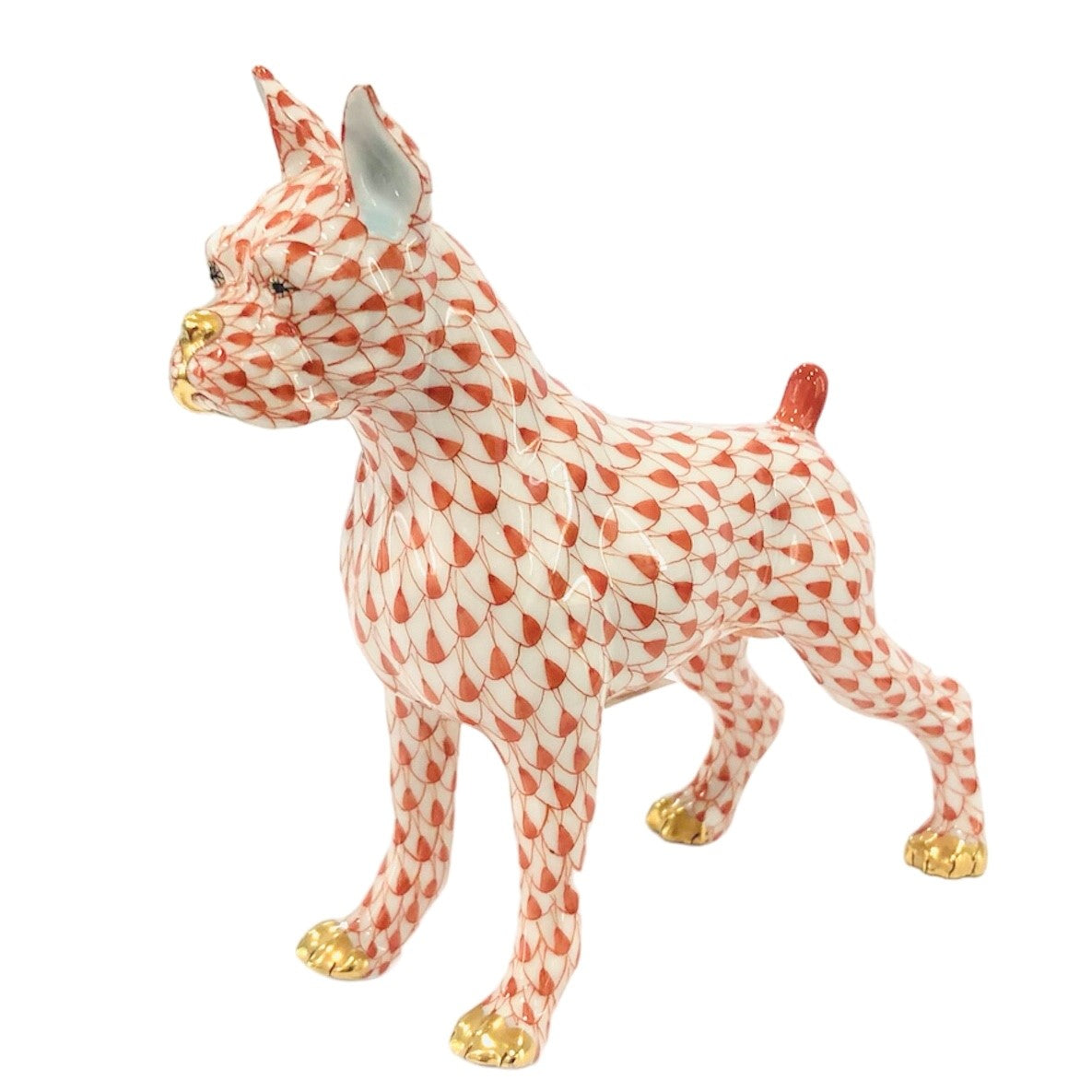 Herend Boxer Fishnet Figurine – SinclairsCollectables