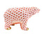 Herend Polar Bear Fishnet Figurine