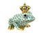 Herend Frog King Fishnet Figurine