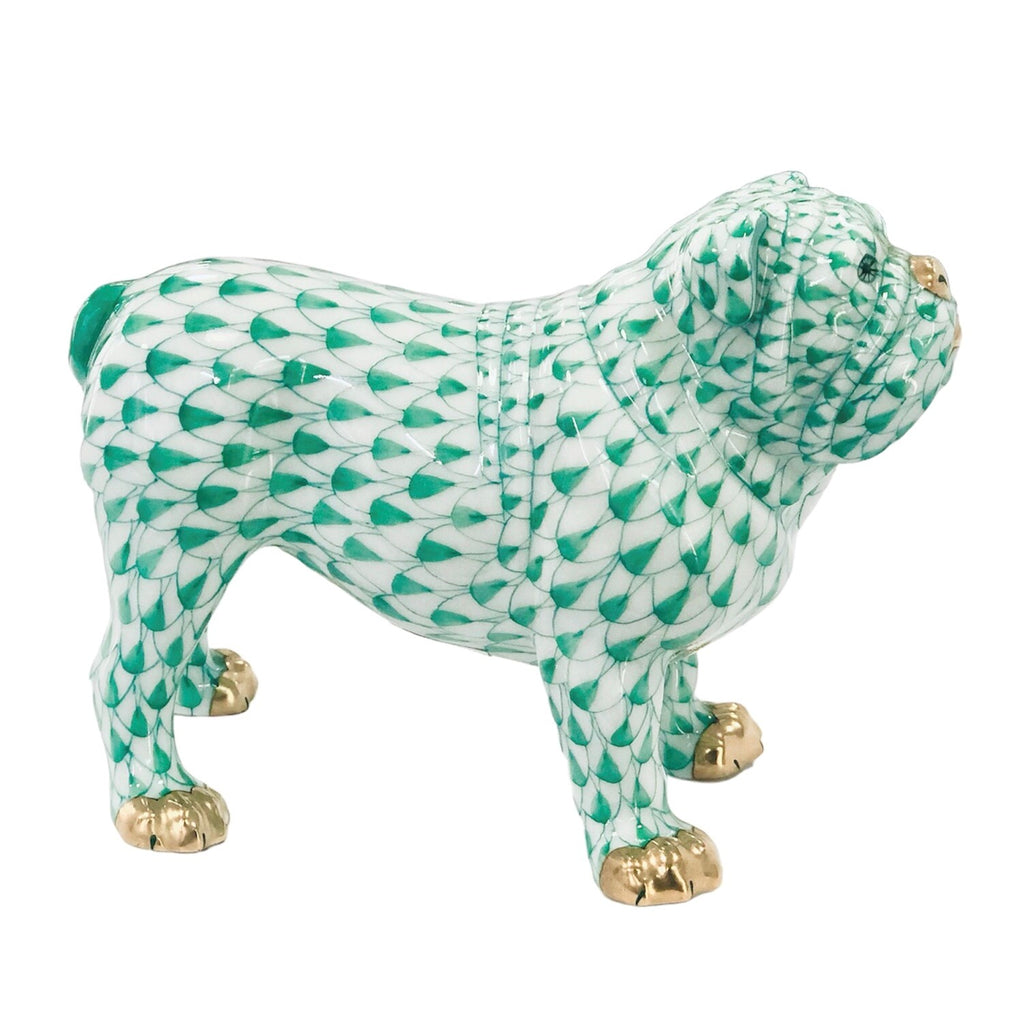 Herend Bulldog Fishnet Figurine – SinclairsCollectables