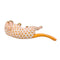 Herend Rolling Cat Fishnet Figurine