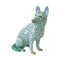 Herend German Sheperd Fishnet Figurine