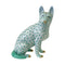 Herend German Sheperd Fishnet Figurine
