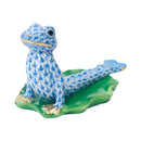 Herend Yoga Frog Cobra Pose Fishnet Figurine