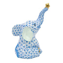 Herend Reach For The Stars Elephant Fishnet Figurine