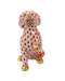Herend Dog Giving Paw Fishnet Figurine