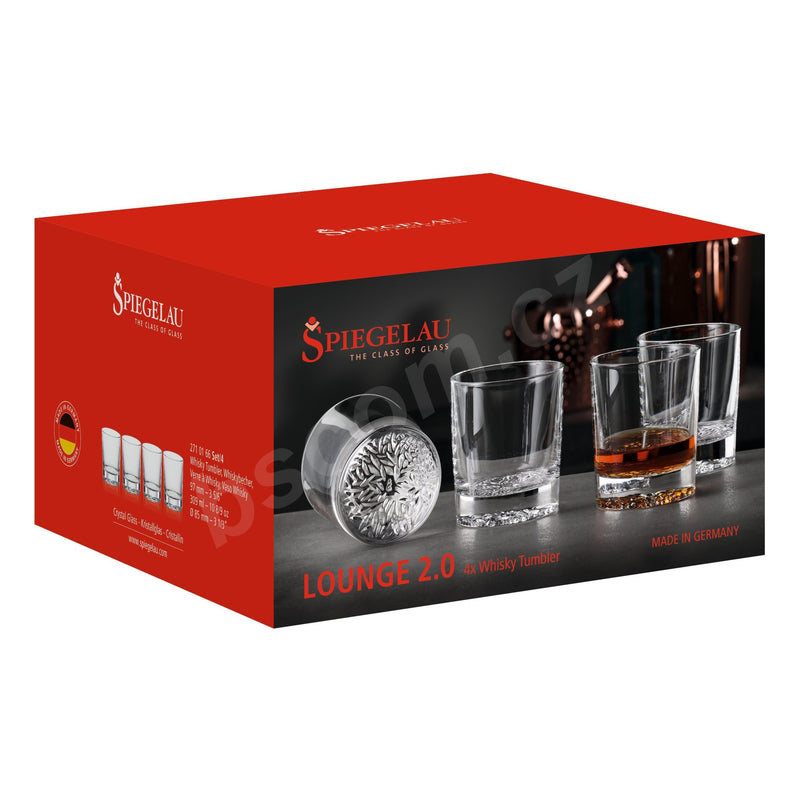 Spiegelau Lounge 2.0 Whisky Tumbler, Set of 4