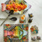 MacKenzie-Childs Flower Market Cork Back Placemats, Set of 4