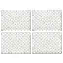MacKenzie-Childs Sterling Check Cork Back Placemats, Set of 4