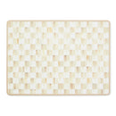 MacKenzie-Childs Mocha Check Cork Back Placemats, Set of 4