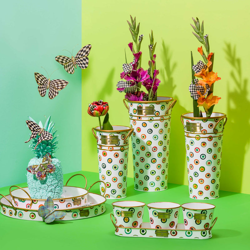 MacKenzie-Childs Courtly Check Butterfly Duo Wall Decor