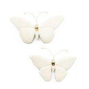 MacKenzie-Childs Sterling Check Butterfly Duo Wall Decor