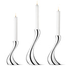 Georg Jensen Cobra Candleholder, Set of 3