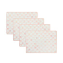 MacKenzie-Childs Rosy Check Cork Back Placemats, Set of 4