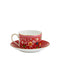 Wedgwood Wonderlust Crimson Jewel Teacup & Saucer